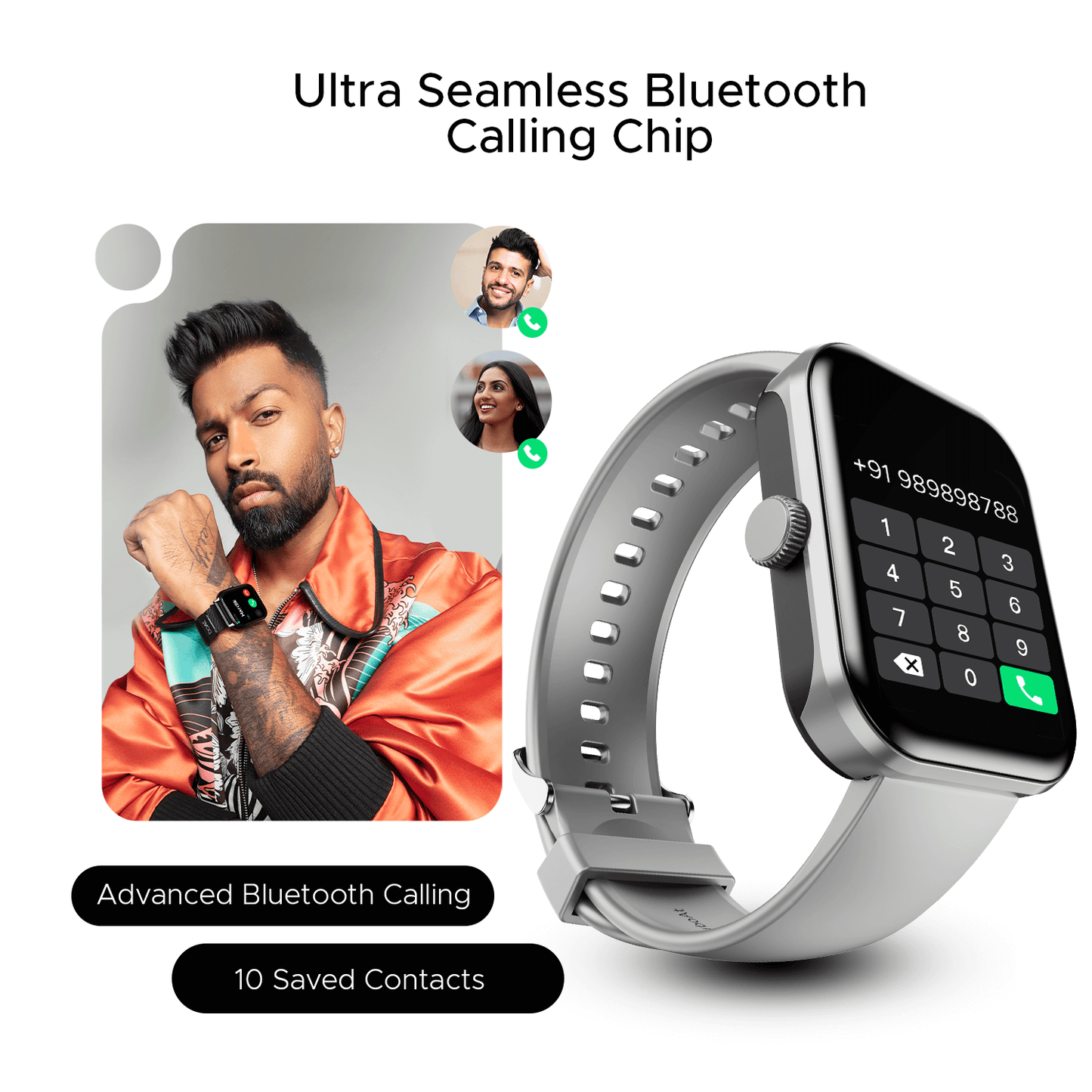 boAt Ultima Call Max | Bluetooth Calling Smartwatch with 2"(5.08 cm) Large HD Display, 100+ Sports Modes, 10 Days Battery