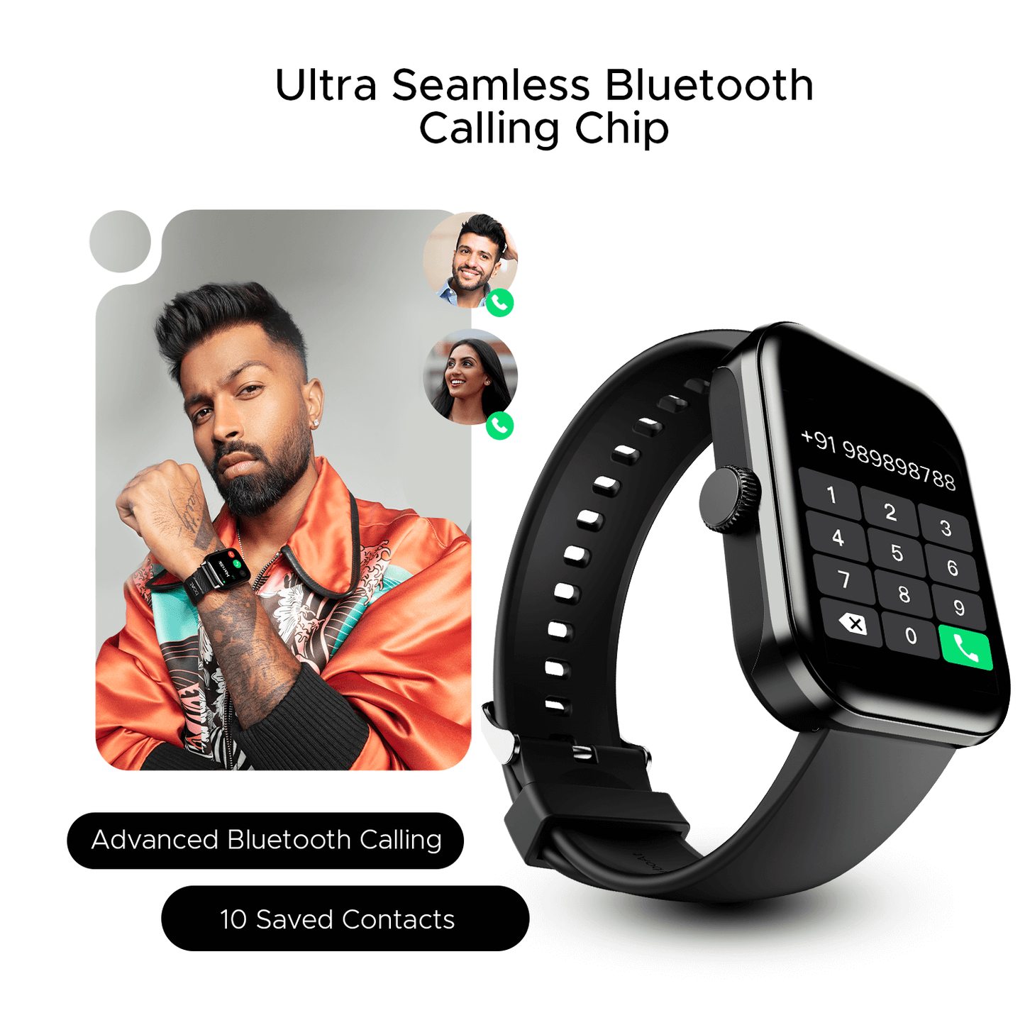 boAt Ultima Call Max | Bluetooth Calling Smartwatch with 2"(5.08 cm) Large HD Display, 100+ Sports Modes, 10 Days Battery