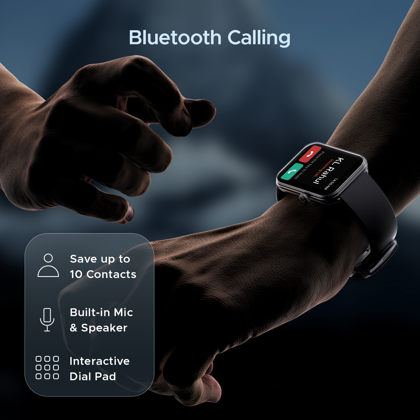 boAt Storm Plus | Smartwatch with 1.78" (4.52cm) AMOLED Display, BT Calling, 100+ Sports Modes, SpO2 monitoring