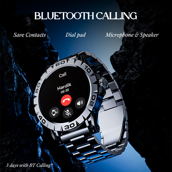 boAt Enigma Z30 | Smartwatch with 1.39" TFT Display, BT Calling, 100+ Watch Faces, Luxurious Metal Body