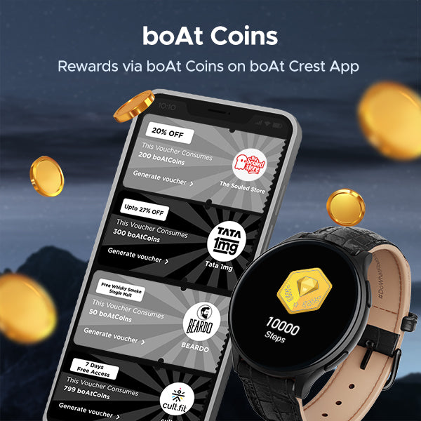 boAt Primia Curv | Smartwatch with 1.45" (3.68cm) Amoled Display, BT Calling,  700+ Active Modes, Watch Face Studio