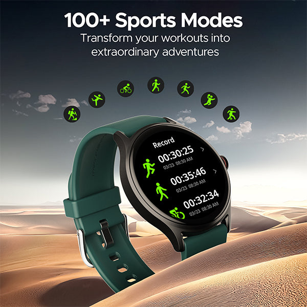 boAt Lunar Mirage | Smartwatch with 1.52" (3.86cm) Round HD Display, BT Calling, 100+ Sports Modes, Functional Crown