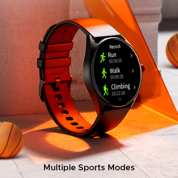 boAt Lunar Link | Smartwatch with 1.4" (3.55 cms) Round TFT Display, 100+ Sports modes, SpO2 & Sleep Monitoring