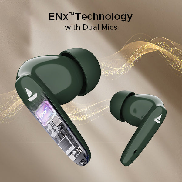 boAt Airdopes 161 Pro Buds | Wireless Earbuds with 50 Hours Playback, Dual Pairing, Dual Mics with ENx™ Technology