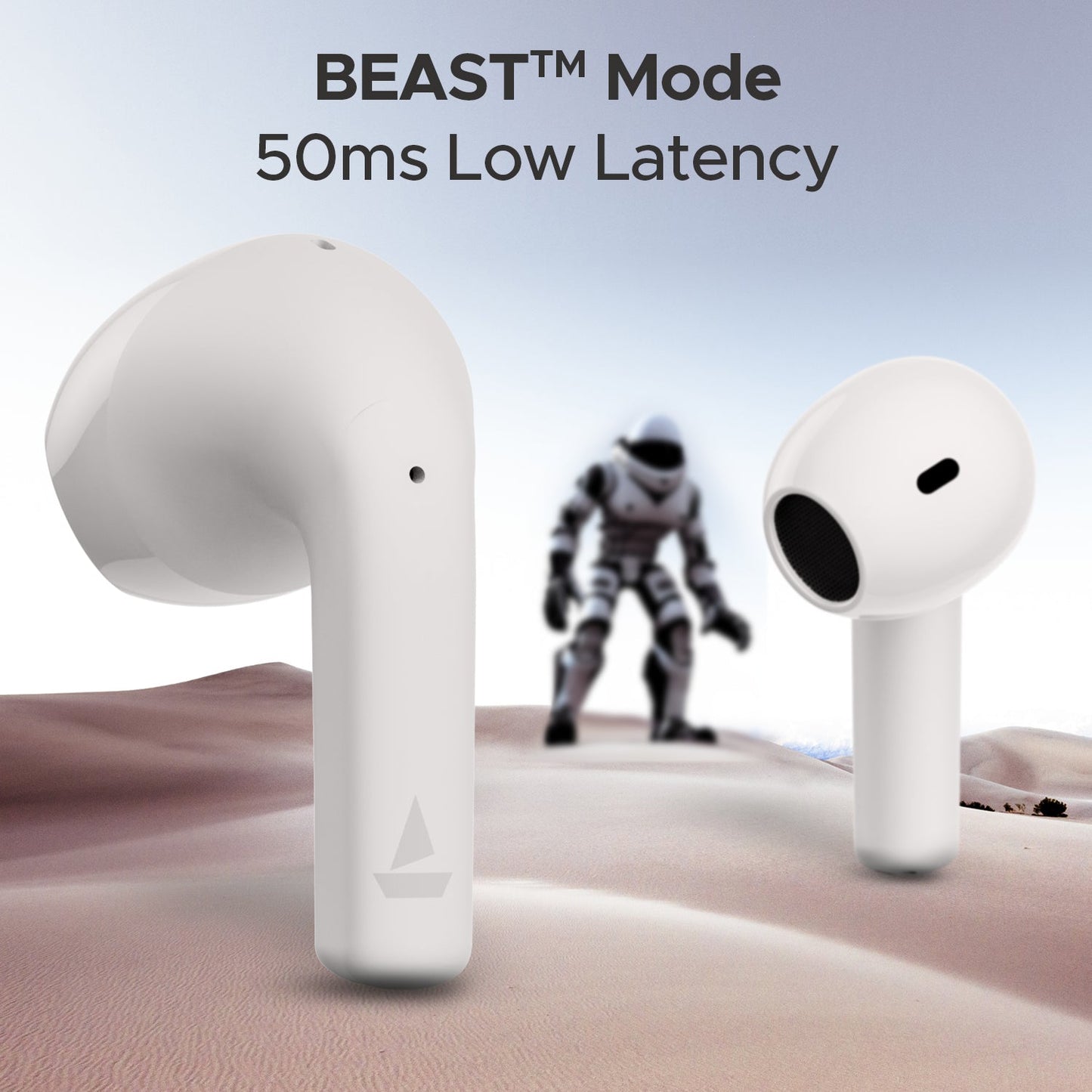 boAt Airdopes Hype | Wireless Earbuds with 100 Hours Playback, ENx™ Technology, ASAP™ Charge, BEAST™ Mode, 13mm Drivers