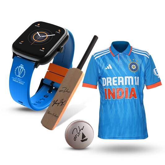 boAt Wave Style Call ICC Edition | 1.69" (4.29cm) HD Display Bluetooth calling Smartwatch with Team India Jersey, Signed Cricket Bat & Signed Cricket Ball