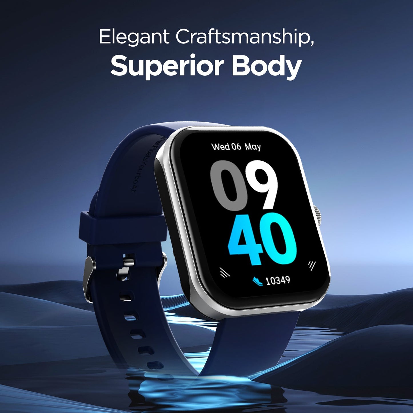 boAt Ultima Connect Max | Biggest 2" (5.08 cm) HD Display Smartwatch, BT Calling, Vibrations and DND Mode, 100+ Sports Mode