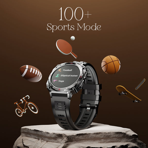 boAt Enigma X500 | Smartwatch with 1.43" (3.63 cm) AMOLED Round Display, BT Calling, 100+ Watch Faces, 100+ Sports Modes