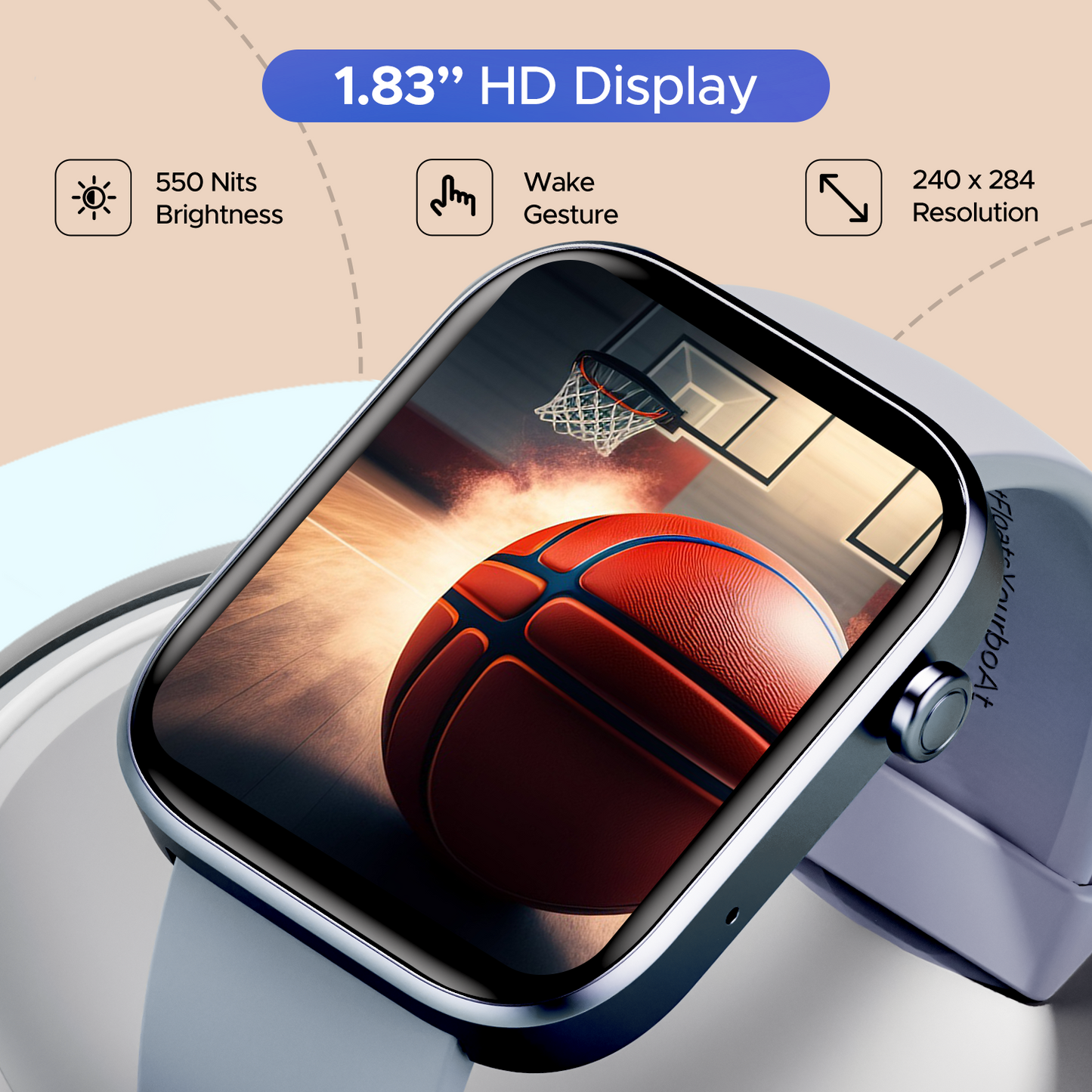 boAt Wave Call 2 | Smartwatch with Bluetooth Calling, 1.83" (4.64cm) HD Display, 700+ Active Modes, 1000+ Watch Faces, Crest OS+