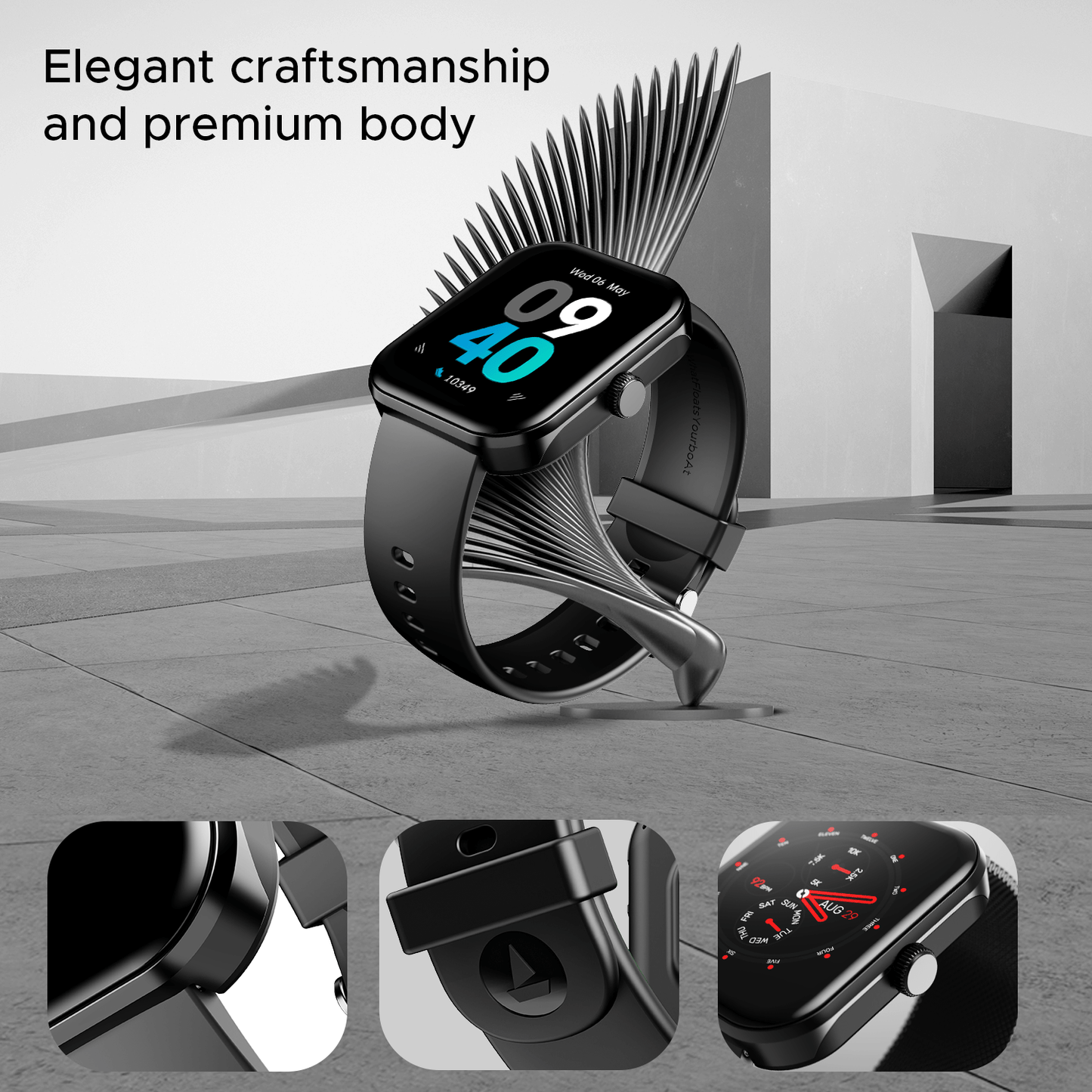 boAt Ultima Call Max | Bluetooth Calling Smartwatch with 2"(5.08 cm) Large HD Display, 100+ Sports Modes, 10 Days Battery