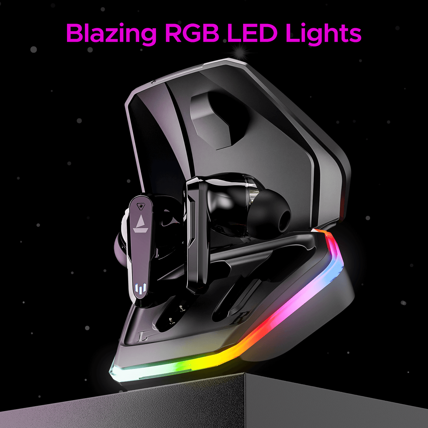 boAt Immortal 161 | Bluetooth Gaming Wireless Earbuds with BEAST™️Mode, ASAP™️ Charge, RGB lights