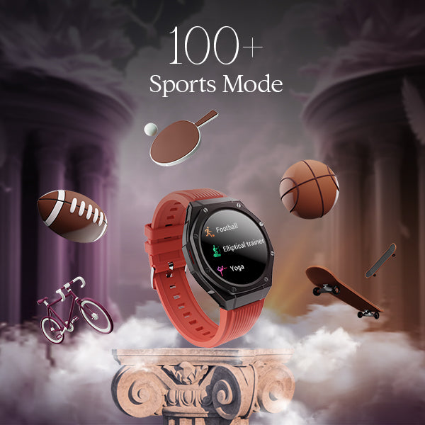 boAt Enigma X600 | Smartwatch with 1.43" (3.63 cm) Amoled Round Display, BT Calling, 100+ Watch Faces, 100+ Sports Modes