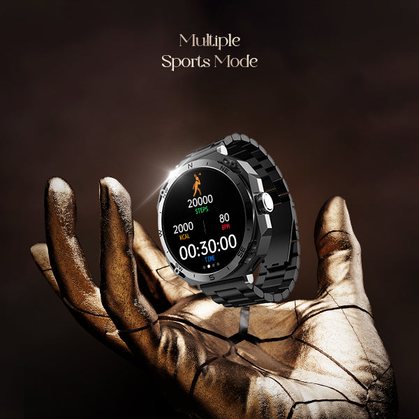 boAt Enigma Z20 | Luxury Smartwatch with 1.51" Round HD Display, IP68 Water & Dust Resistance, Multiple Sports Modes