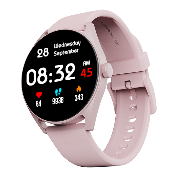 boAt Lunar Link | Smartwatch with 1.4" (3.55 cms) Round TFT Display, 100+ Sports modes, SpO2 & Sleep Monitoring