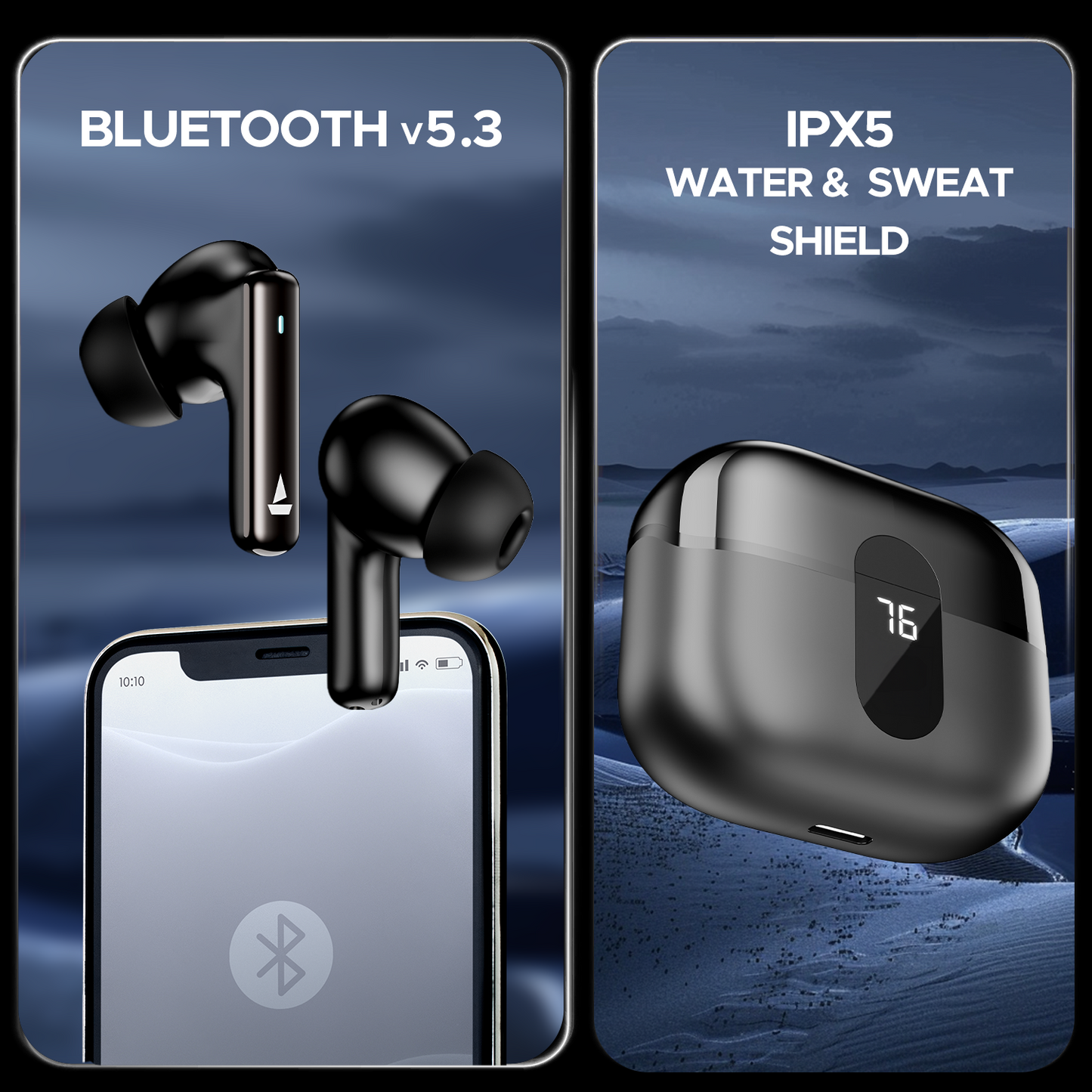 boAt Airdopes 121 Pro Plus | Wireless Earbuds with 100 Hours Playback, 4 Mics with ENx™ Technology, BEAST™ Mode