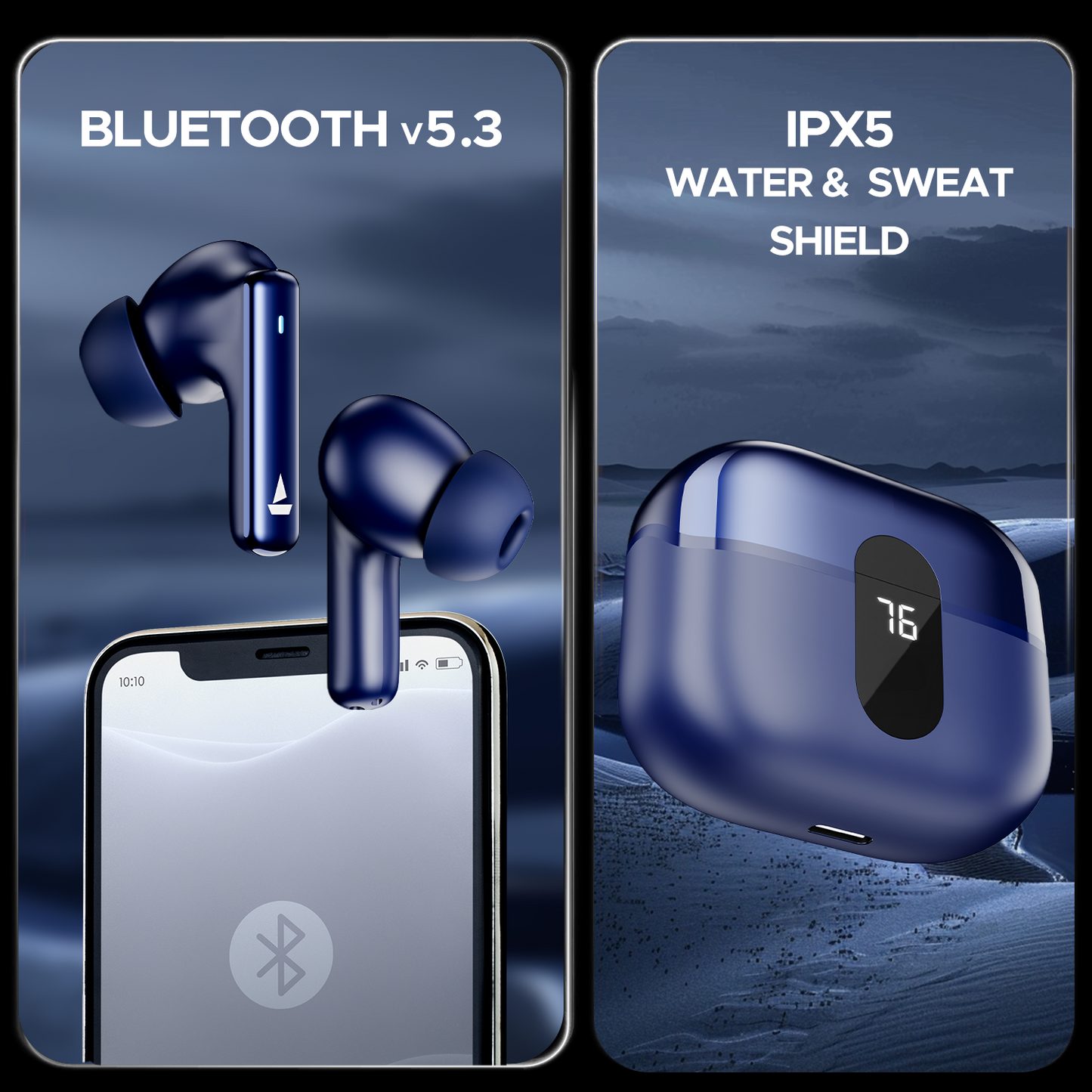 boAt Airdopes 121 Pro Plus | Wireless Earbuds with 100 Hours Playback, 4 Mics with ENx™ Technology, BEAST™ Mode