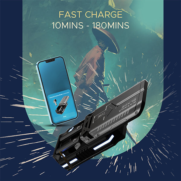 boAt Immortal Katana Blade | Bluetooth Gaming Wireless Earbuds with 50 Hours Playback, Dynamic RGB LEDs, BEAST™️Mode