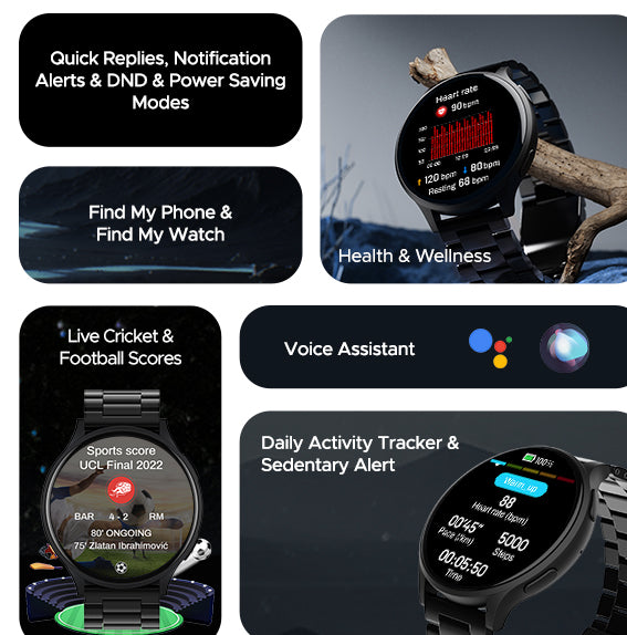 boAt Primia Curv | Smartwatch with 1.45" (3.68cm) Amoled Display, BT Calling,  700+ Active Modes, Watch Face Studio