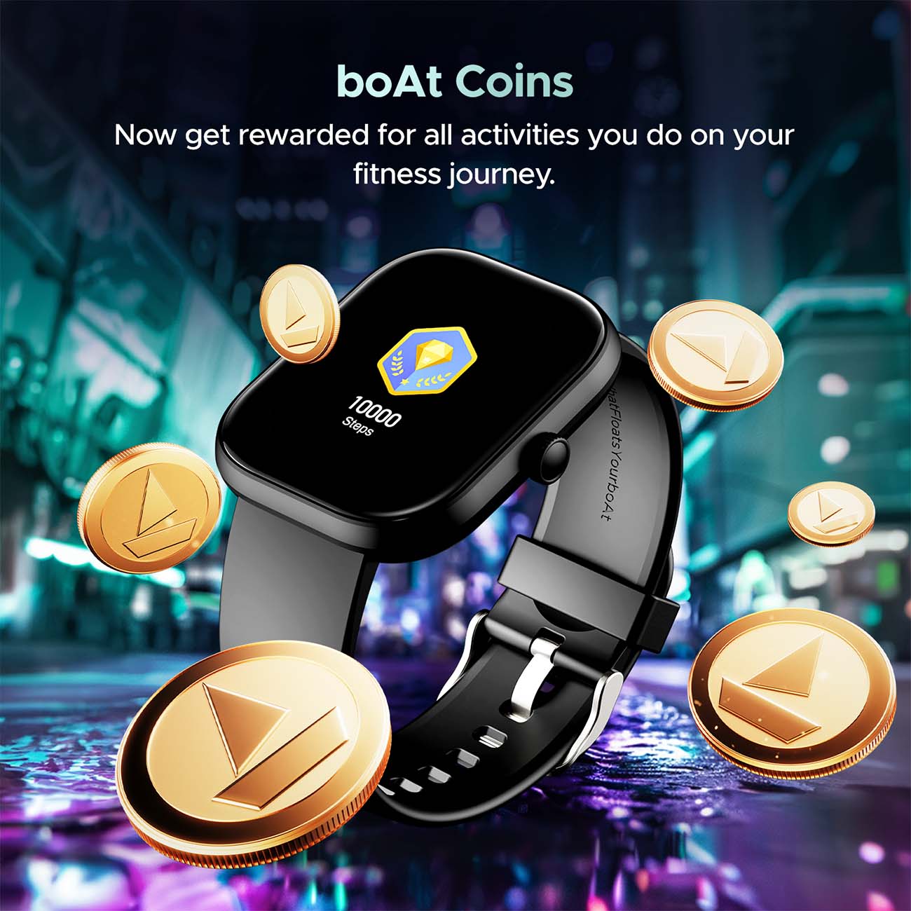 boAt Wave Sigma 3 | Smartwatch with 2.01' Display, BT Calling, 700+ Active Modes, Emergency SOS, Live Sports Updates