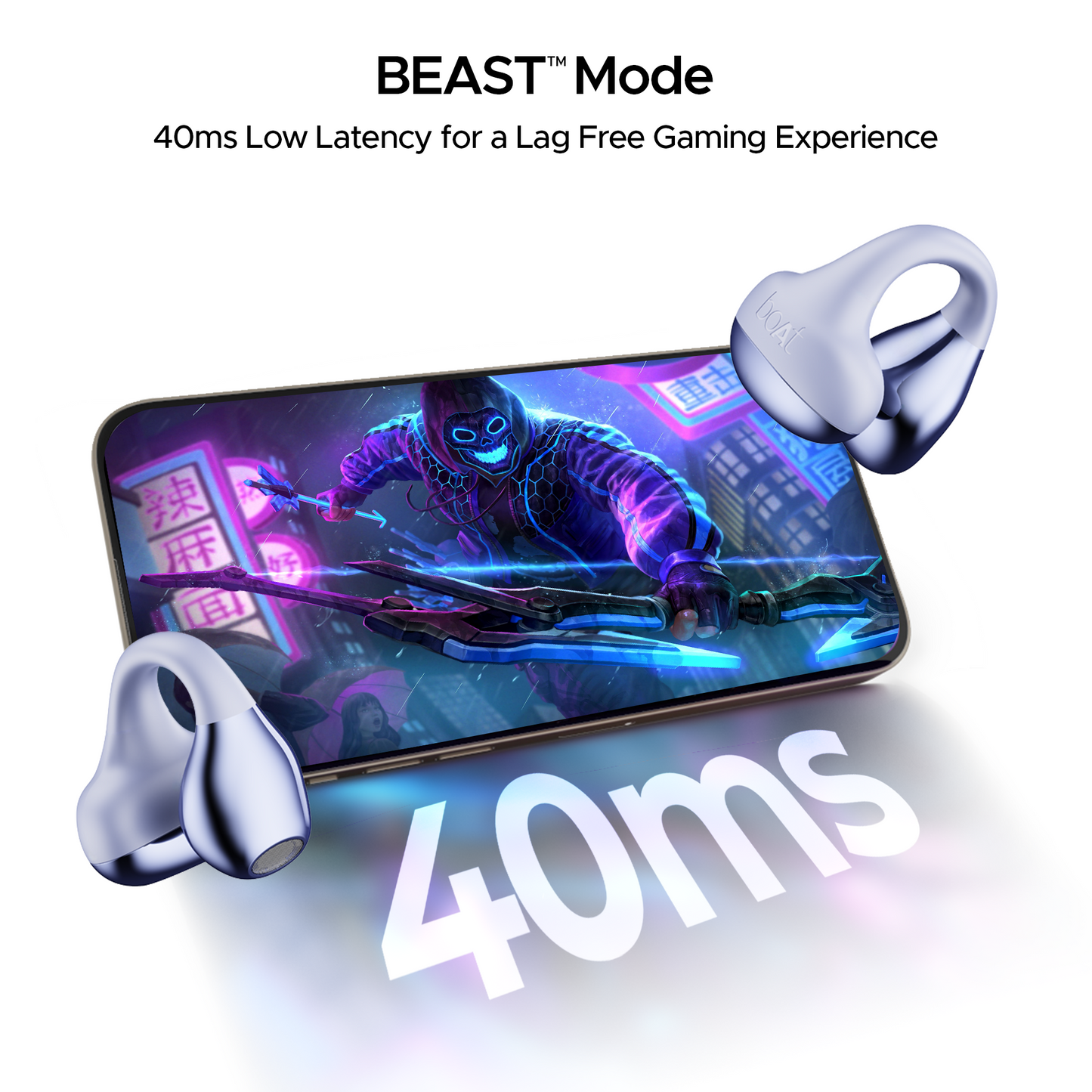 boAt Airdopes Loop | Wireless Earbuds with 50 Hours Playback, ENx™ Tech, BT v5.3, BEAST™ Mode, ASAP™ Charge