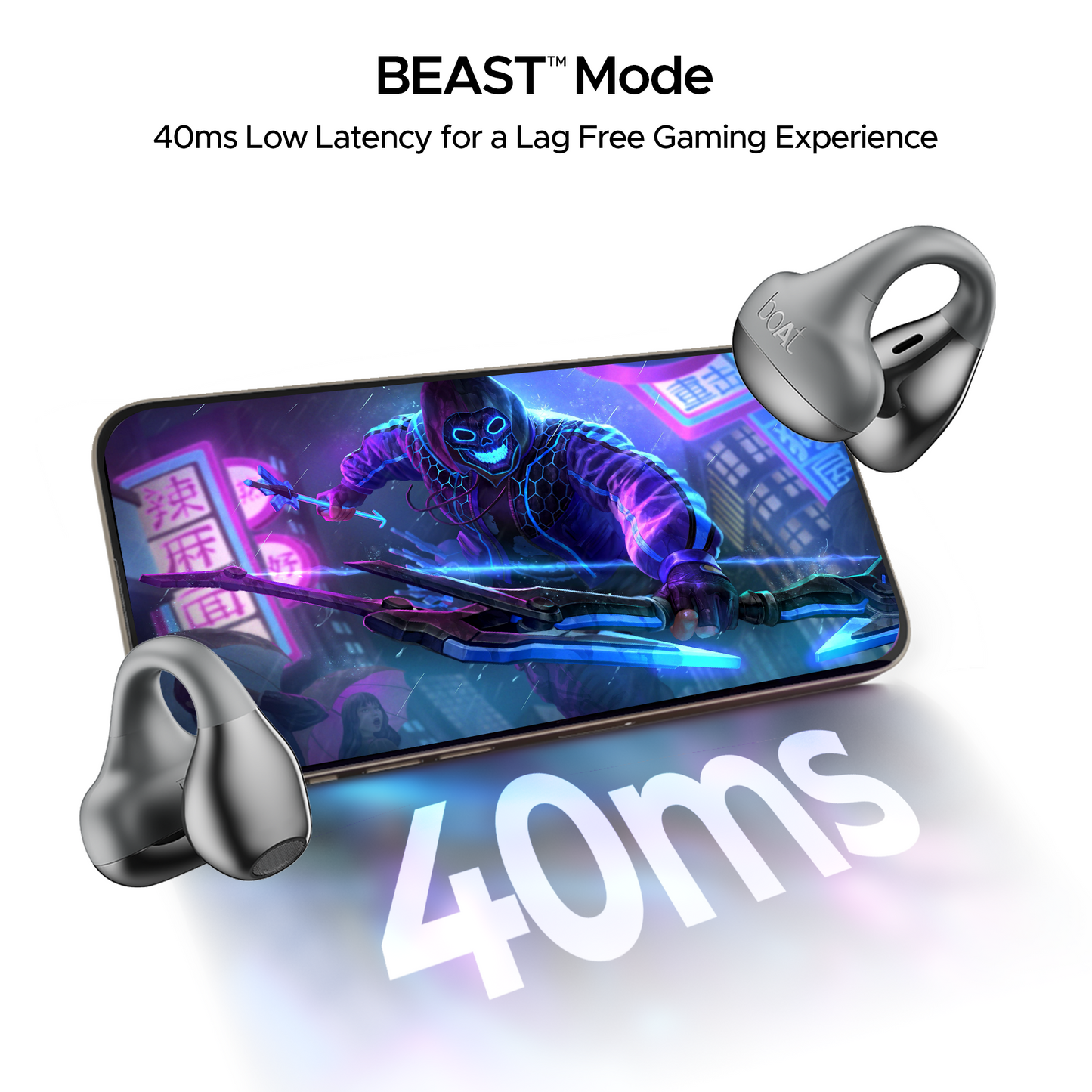 boAt Airdopes Loop | Wireless Earbuds with 50 Hours Playback, ENx™ Tech, BT v5.3, BEAST™ Mode, ASAP™ Charge