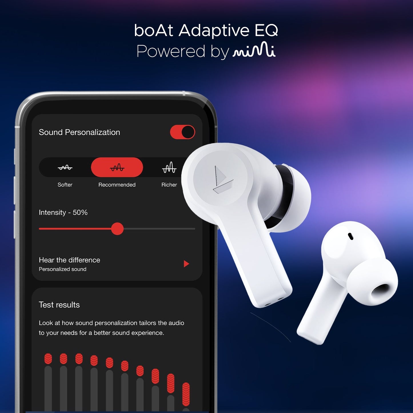 boAt Nirvana Lucid | Wireless Earbuds with Active Noise Cancellation up to 32dB, BEAST™ Mode, 10mm Drivers, ASAP™ Charge