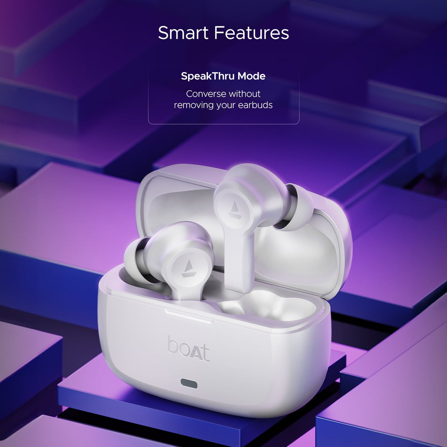 boAt Nirvana Lucid | Wireless Earbuds with Active Noise Cancellation up to 32dB, BEAST™ Mode, 10mm Drivers, ASAP™ Charge