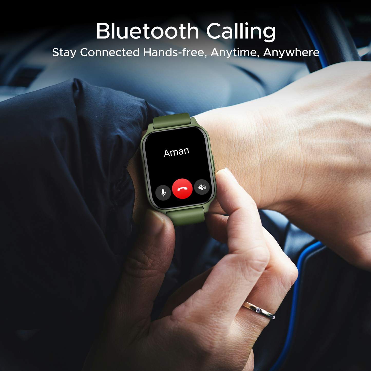 boAt Wave Call 2 Plus | Smartwatch with Bluetooth Calling, 1.96" HD Display, 100+ Sports Mode, Animated Watch Faces