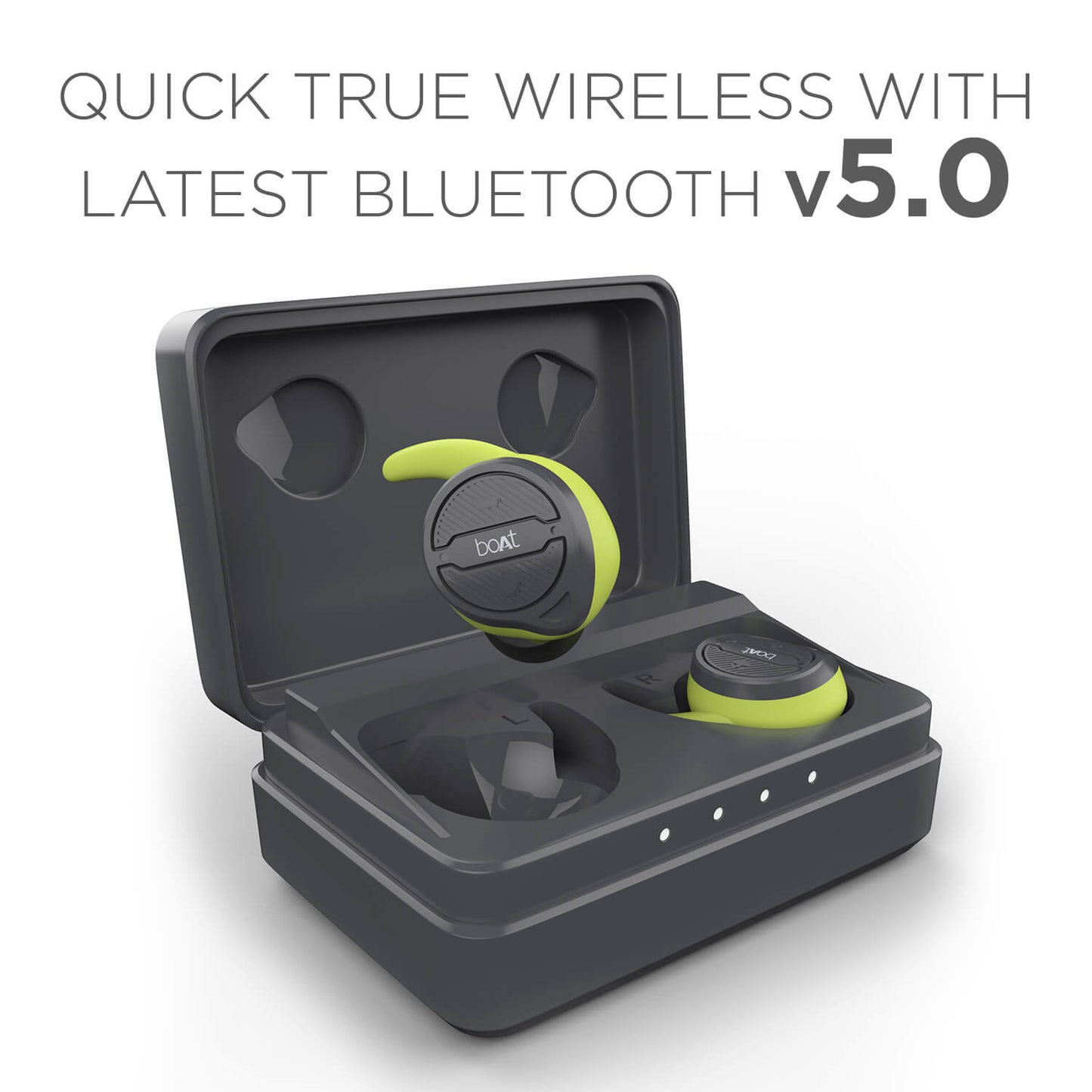 boAt Airdopes 491 | Wireless Earbuds with 6mm Drivers, 50 Hours Playback, Bluetooth v5.0, 1800mAh battery