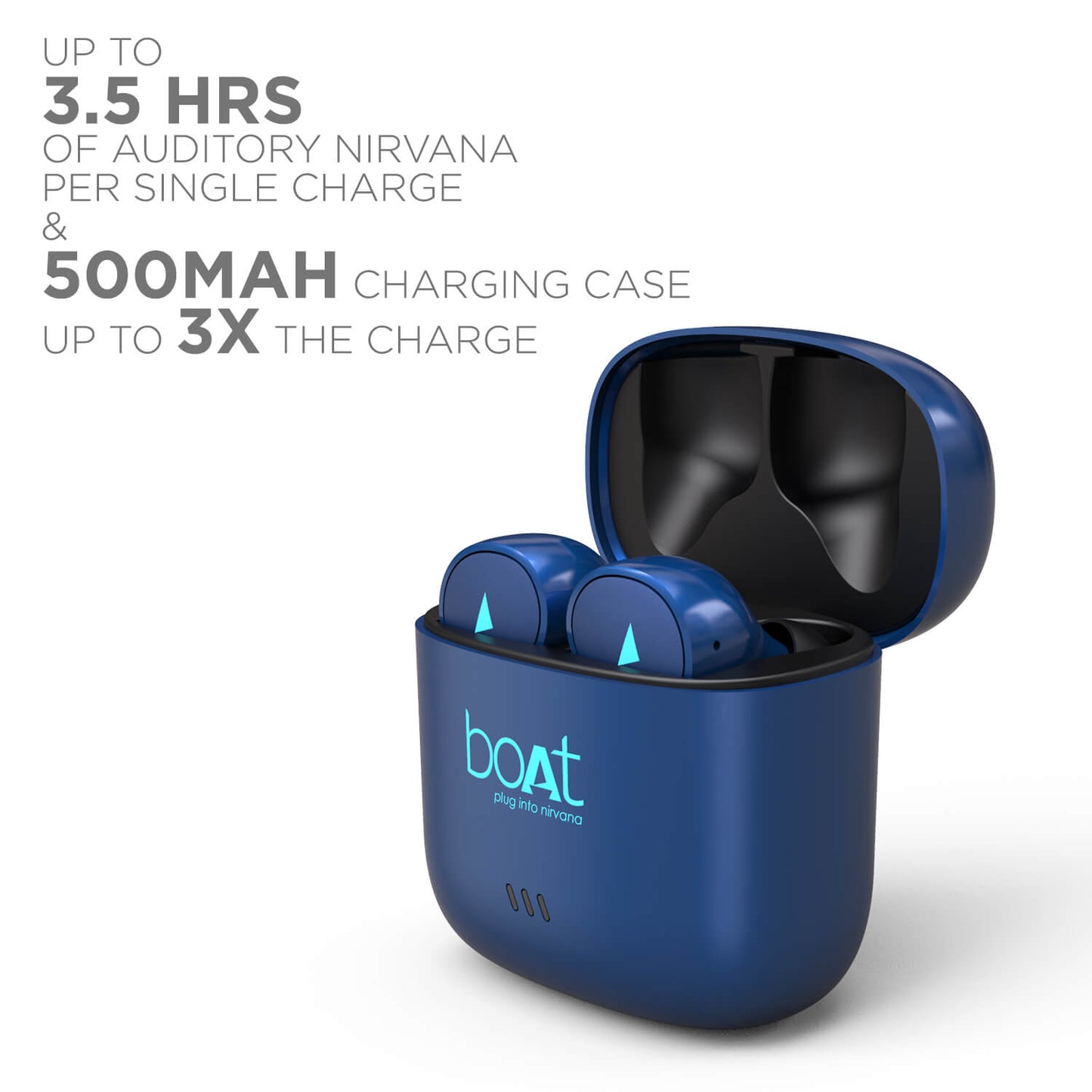 boAt Airdopes 431 | Wireless Earbuds 7mm Drivers, IPX4 Sweat & Water Resistance, Bluetooth 5.0, 500mAh Charging Case