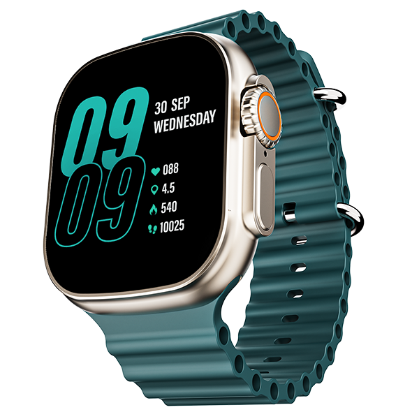 boAt Wave Elevate | Smartwatch with 1.96" (4.97cm) HD Display, BT Calling, 100+ Sports Modes, 15 Days Battery, Premium Metal Body