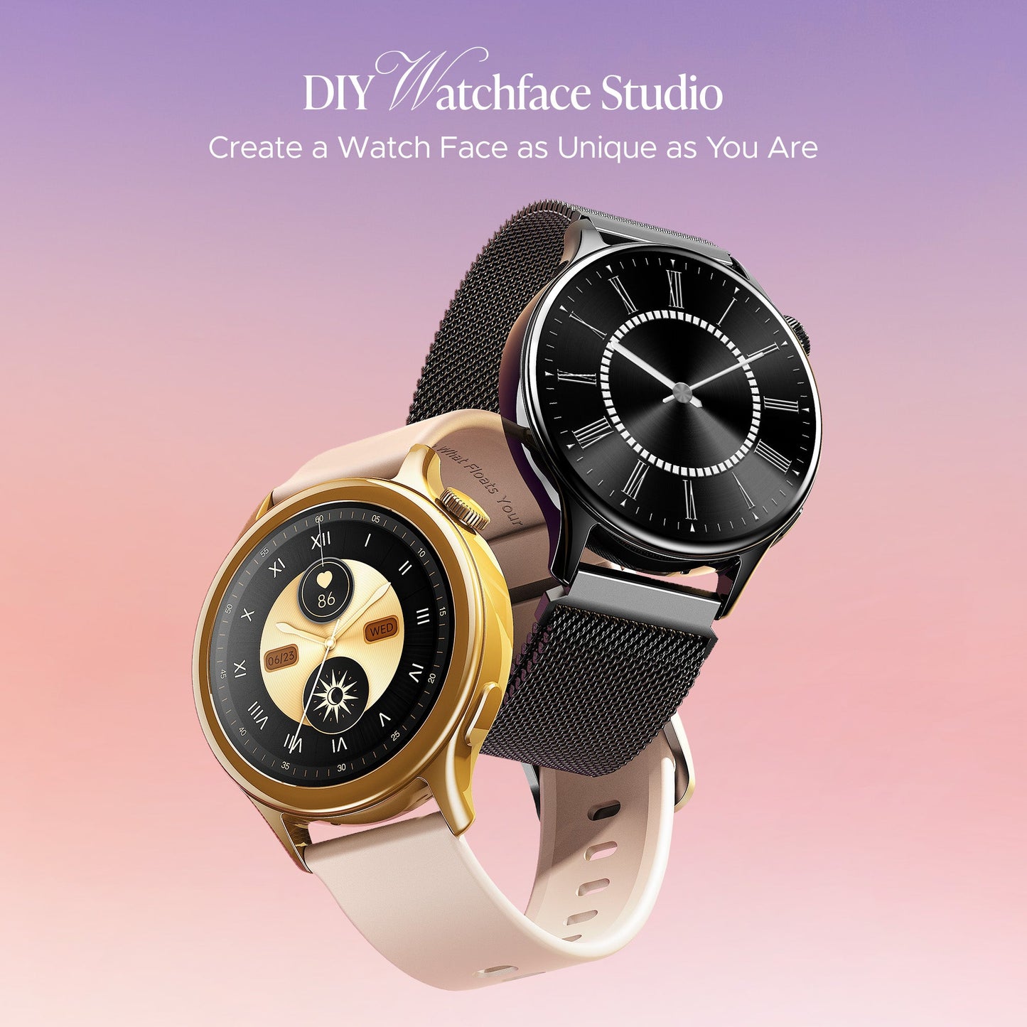 boAt Enigma Daze | Smartwatch with 1.3" Luminous Display, Functional Crown, SOS with Location Tracking, Watch Face Studio