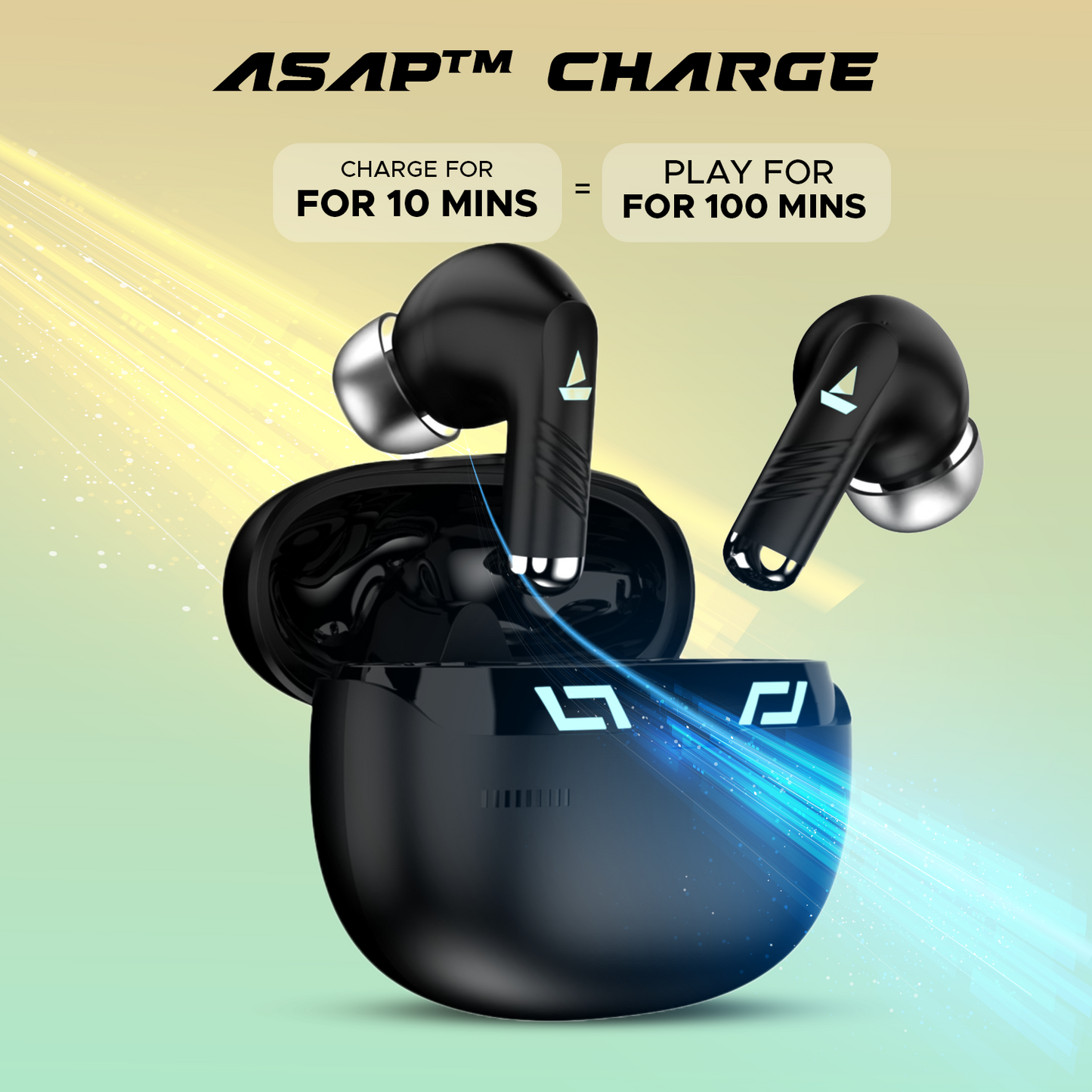 boAt Immortal 101 | True Wireless Gaming Earbuds with 30 Hours Playback, Blazing LED Lights, BEAST™️Mode, ASAP™ Charge