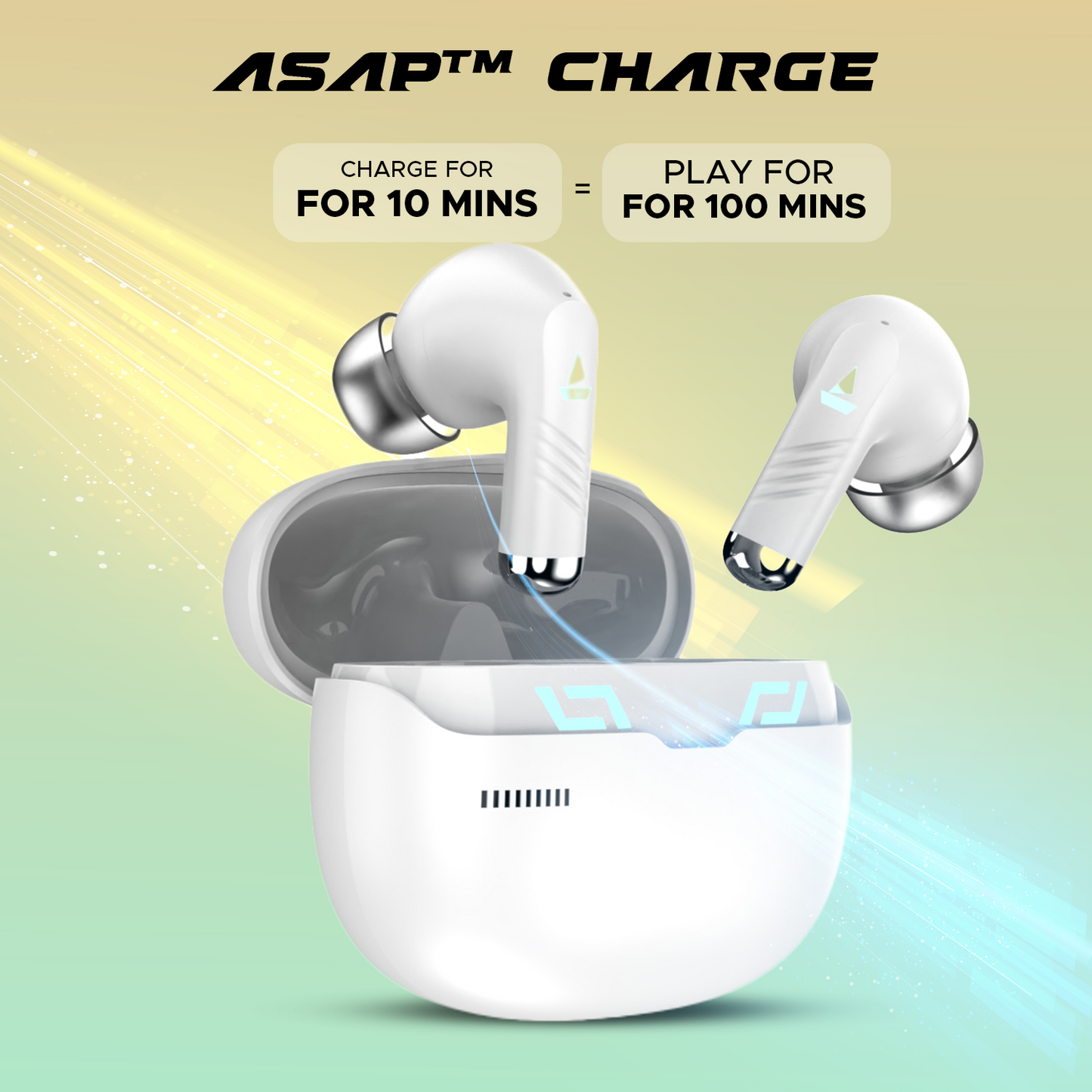 boAt Immortal 101 | True Wireless Gaming Earbuds with 30 Hours Playback, Blazing LED Lights, BEAST™️Mode, ASAP™ Charge