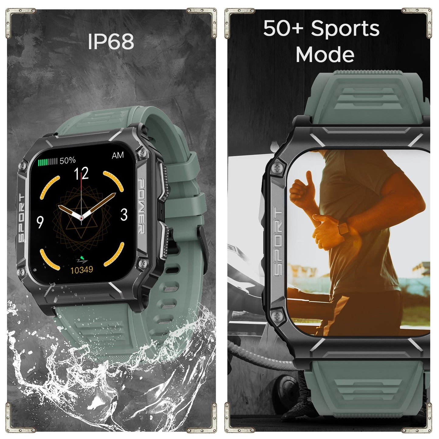 boAt Wave Force 2 | Smart Watch with 1.96" (4.97cm) HD Display, BT Calling, Built-in compass, SpO2 & Heart rate Monitoring