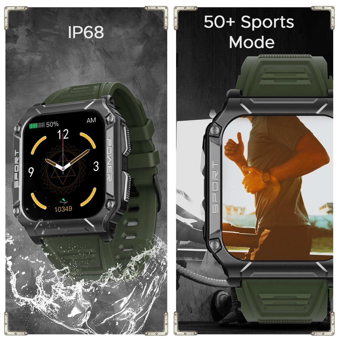 boAt Wave Force 2 | Smart Watch with 1.96" (4.97cm) HD Display, BT Calling, Built-in compass, SpO2 & Heart rate Monitoring