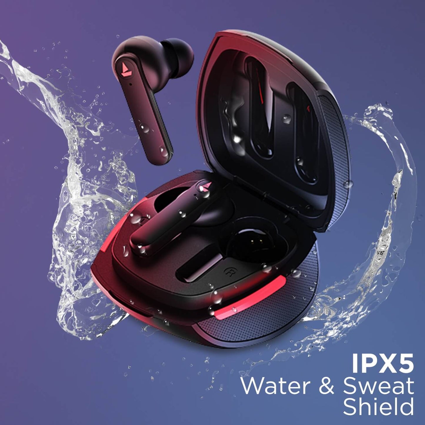 boAt Airdopes 641 | TWS Earbuds with BEAST™️ Mode for Gamers, 500mAh Charging Case, 6mm Dual Drivers, 30 Hours Playback