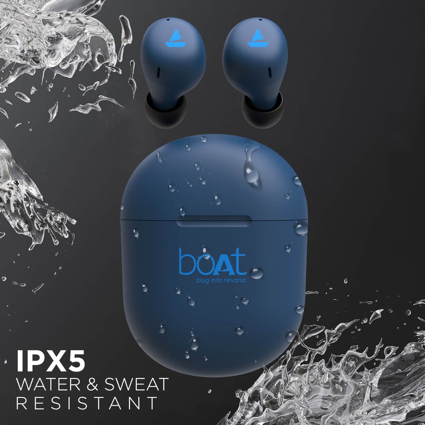 boAt Airdopes 381 MKI | Bluetooth Wireless Earbuds with 7mm Driver, Upto 20 Hours Playback, IPX5 Technology