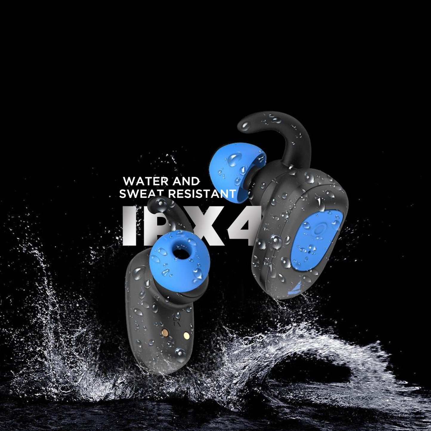 boAt Airdopes 201 | TWS Wireless Earbuds for Sports & Workout, 10mm Drivers, Voice Assistant with Google and Siri