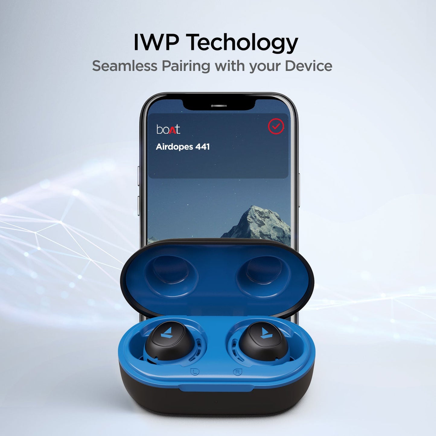 boAt Airdopes 441 | Wireless Earbuds with 6mm Driver, Nonstop Music Upto 20 Hours, IPX7 Water & Sweat Resistance