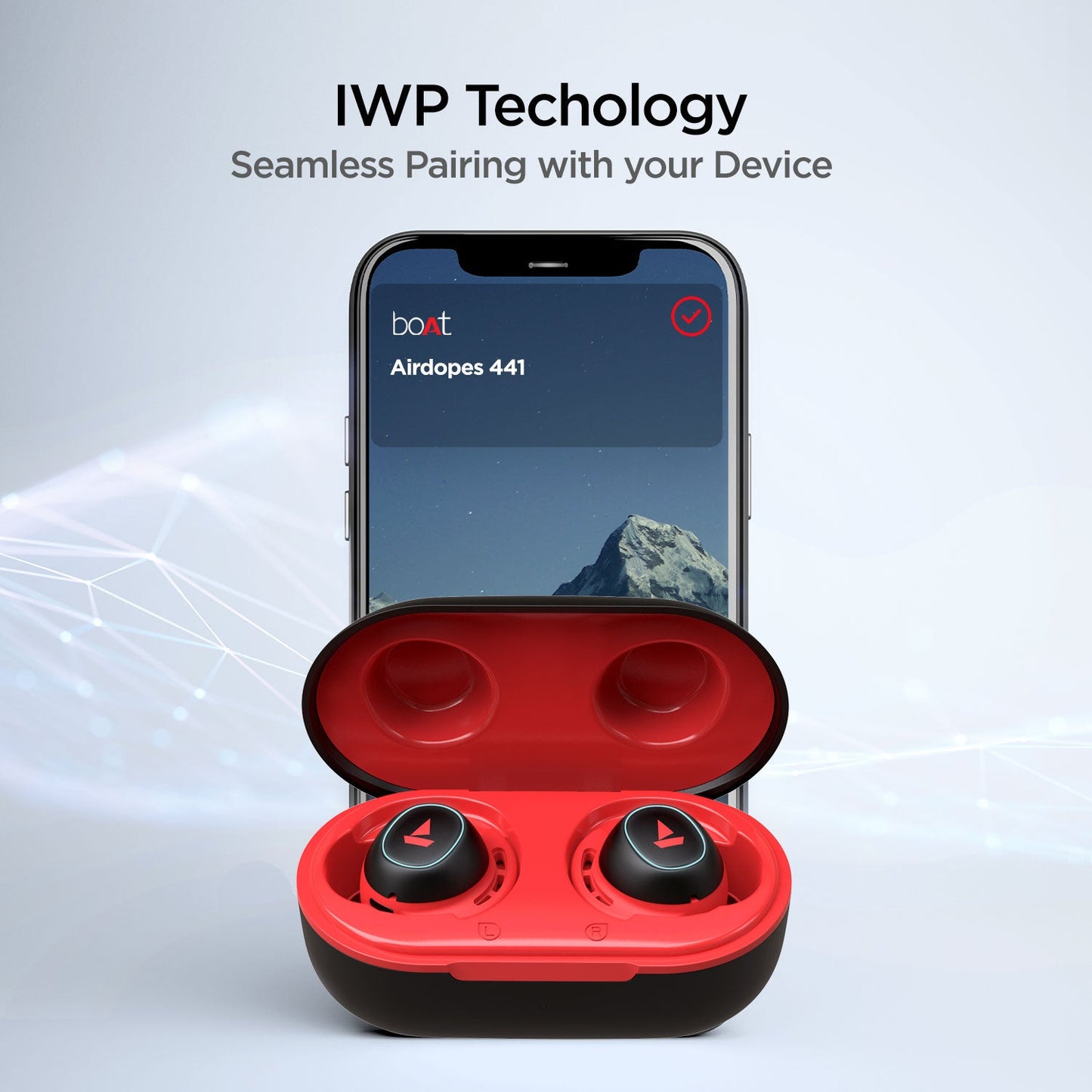 boAt Airdopes 441 | Wireless Earbuds with 6mm Driver, Nonstop Music Upto 20 Hours, IPX7 Water & Sweat Resistance