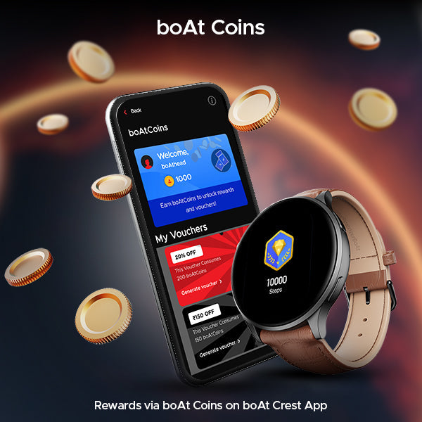 boAt Lunar Prime | Premium Round AMOLED 1.45" (3.68 cm) Display Smartwatch with Bluetooth Calling, Watch Face Studio, 700+ Active Modes