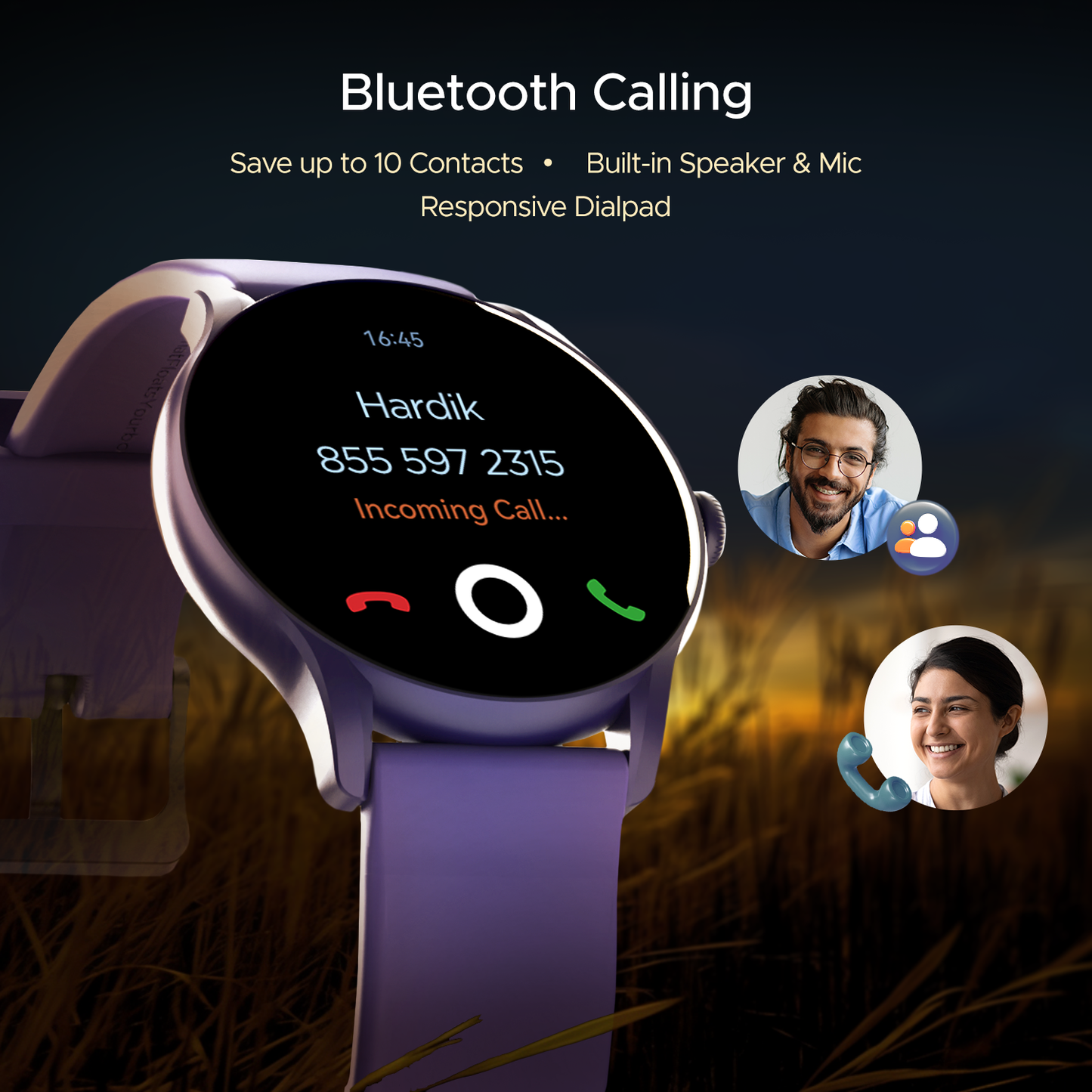 boAt Lunar Connect Ace | Round AMOLED Display Smartwatch with 1.43" (3.63 cm) Screen, Bluetooth Calling, 100+ Sports Modes