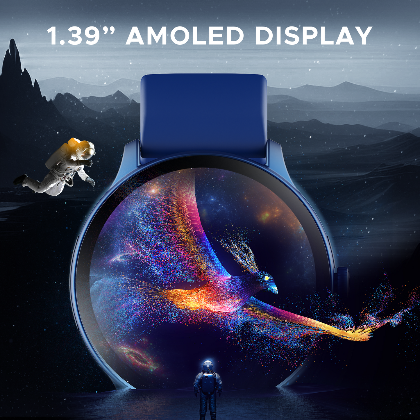 boAt Lunar Connect Pro | Premium Round Dial Smartwatch with 1.39" (3.53 cms) Big Amoled Display, Watch Face Studio, 700+ Active Modes, 15 Days Of Battery Life