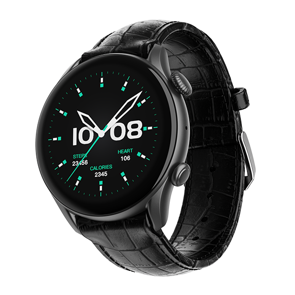 boAt Lunar Space | Smartwatch with 1.3" (3.3 cm) Round HD Display, BT Calling, 100+ Fitness Modes, Heart Rate, SpO2 Monitoring