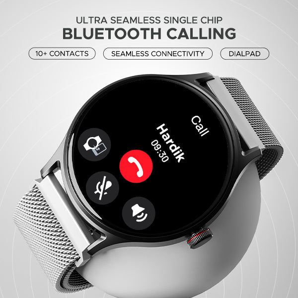 boAt Lunar Vista | Smartwatch with 1.52" (3.86cm) Vivid Round Display, BT Calling,  100+ Sports Modes, AI Voice Assistant