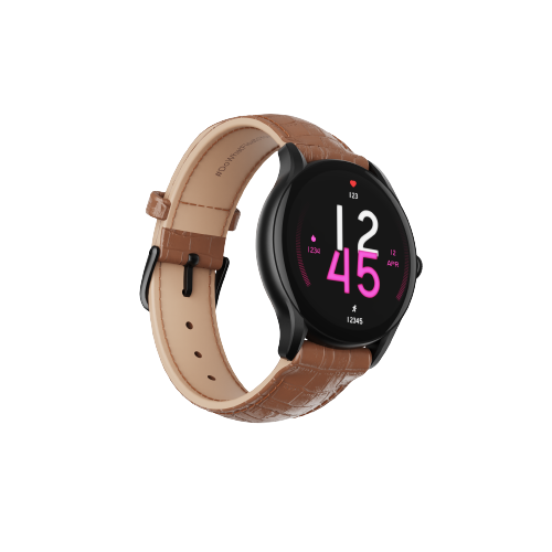 boAt Lunar Connect Ace | Round AMOLED Display Smartwatch with 1.43" (3.63 cm) Screen, Bluetooth Calling, 100+ Sports Modes