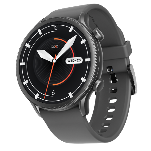 boAt Lunar Space Plus | Smartwatch with 1.39" (3.53cm) Round Display, BT Calling,  IP68 Dust, Sweat, & Splash Resistance