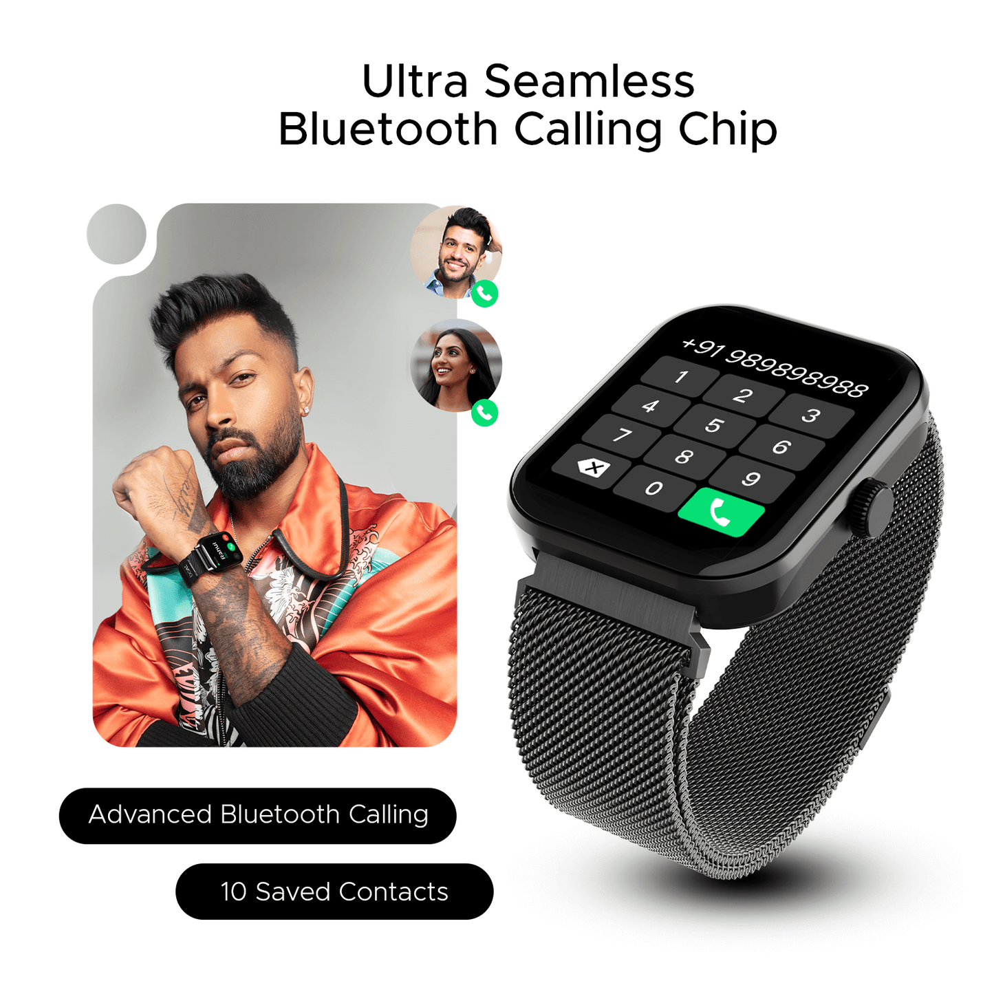 boAt Ultima Call Max | Bluetooth Calling Smartwatch with 2"(5.08 cm) Large HD Display, 100+ Sports Modes, 10 Days Battery