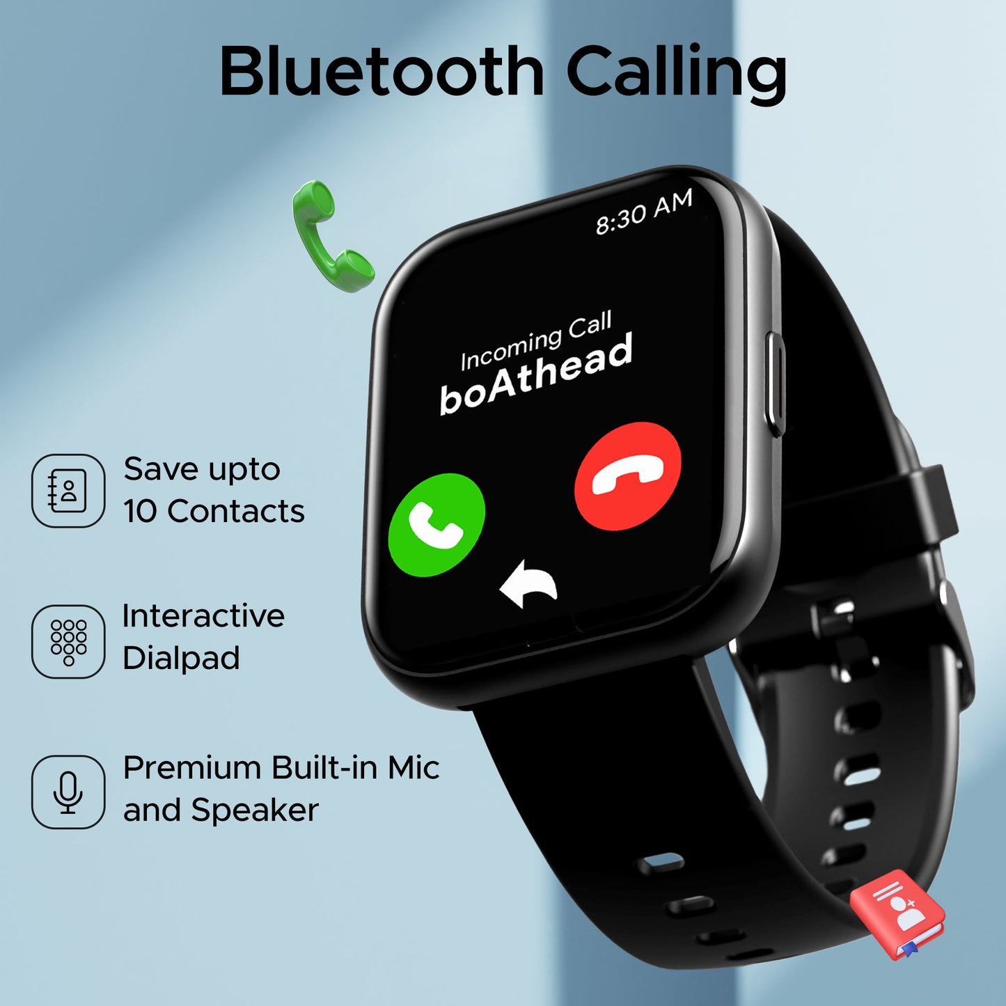 boAt Wave Active | Smart Watch with 1.96" (4.97 cm) HD Display, 700+ Active Modes, Crest App Health Ecosystem